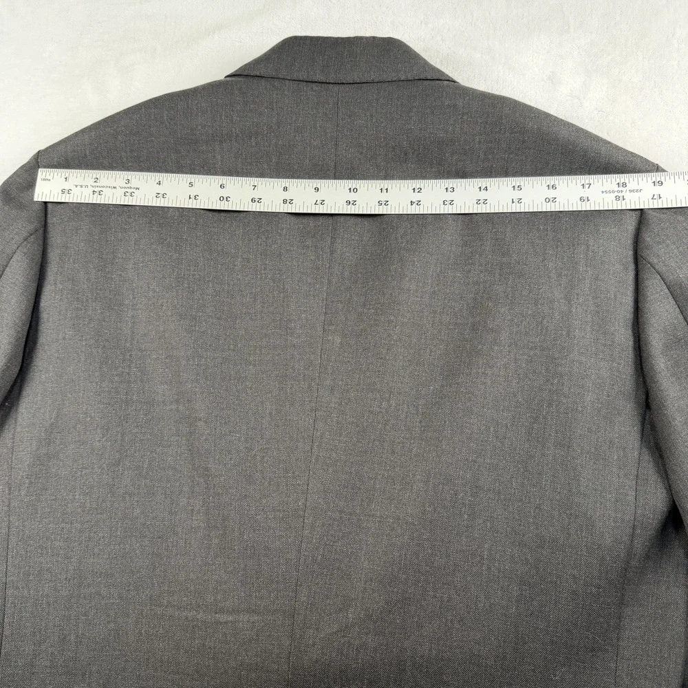 Michael Andrews BESPOKE Holland Sherry Suit 42LT 36x33 Charcoal Surgeon Cuffs